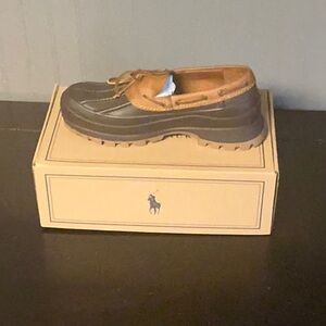 Polo by Ralph Lauren Men's Brown Lug Sole Duck Shoe